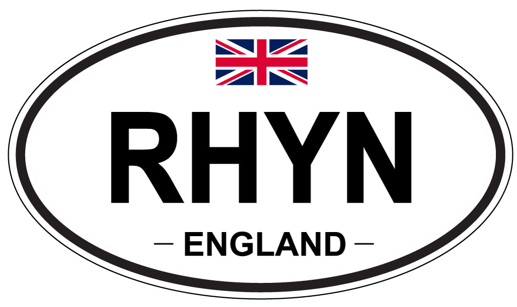 RHYN, England - Oval Magnet