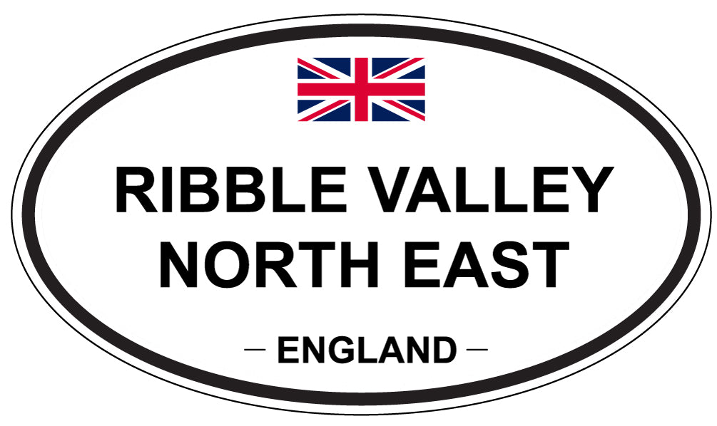 RIBBLE VALLEY NORTH EAST, England - Oval Magnet