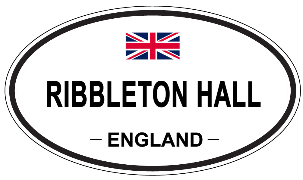 RIBBLETON HALL, England - Oval Magnet