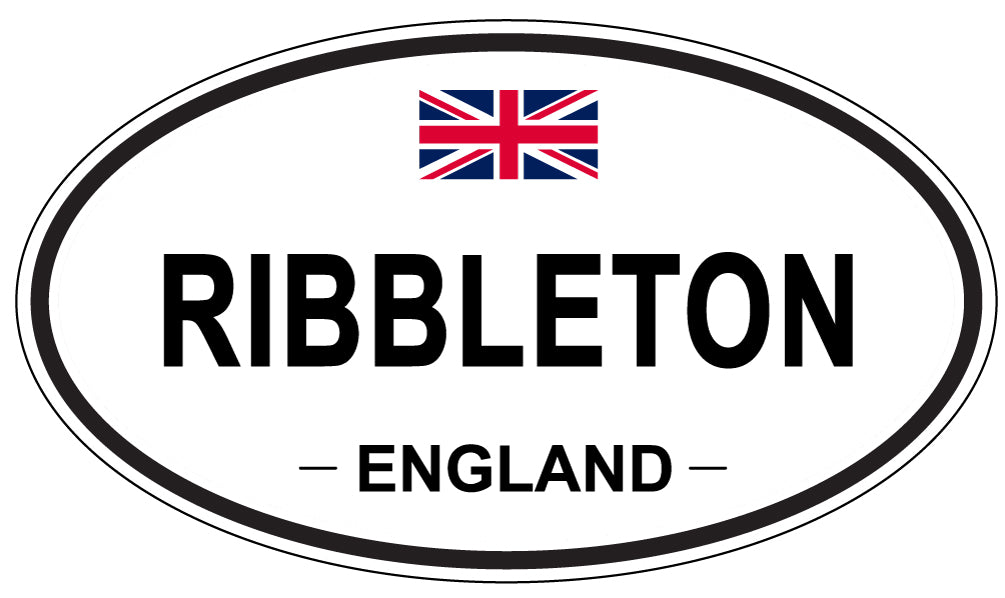 RIBBLETON, England - Oval Magnet