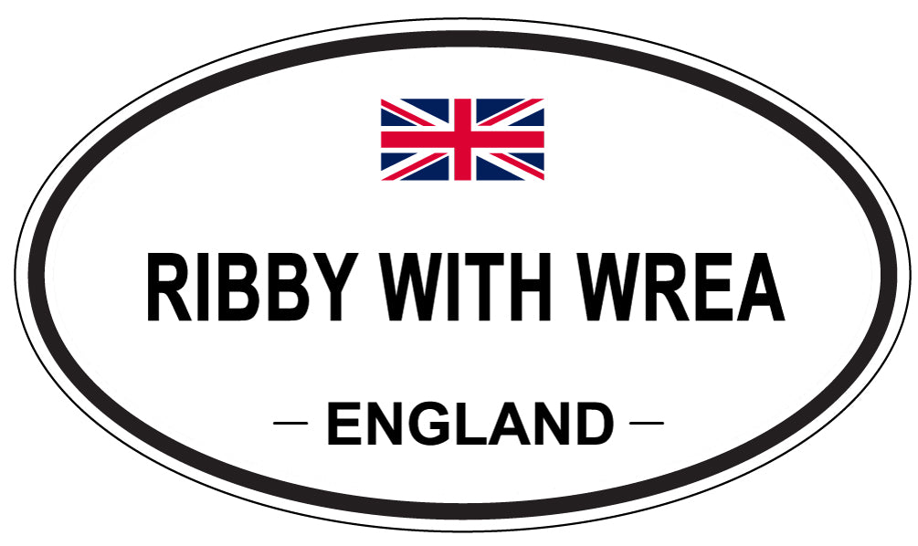 RIBBY WITH WREA, England - Oval Magnet