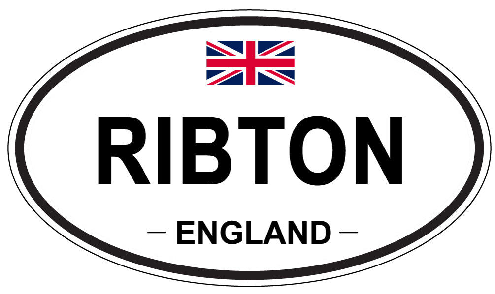 RIBTON, England - Oval Magnet