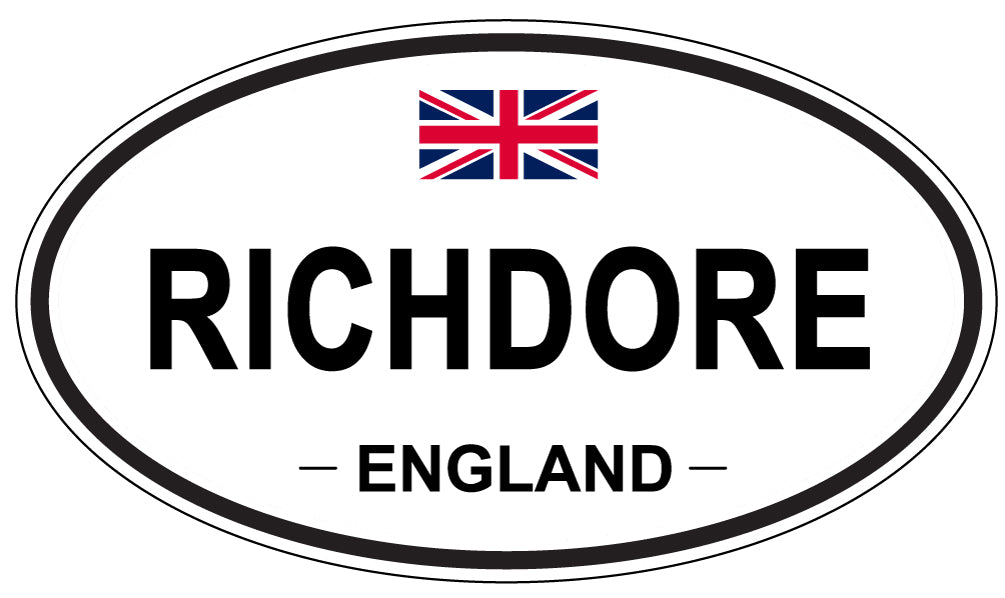 RICHDORE, England - Oval Magnet