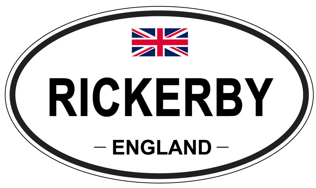 RICKERBY, England - Oval Magnet