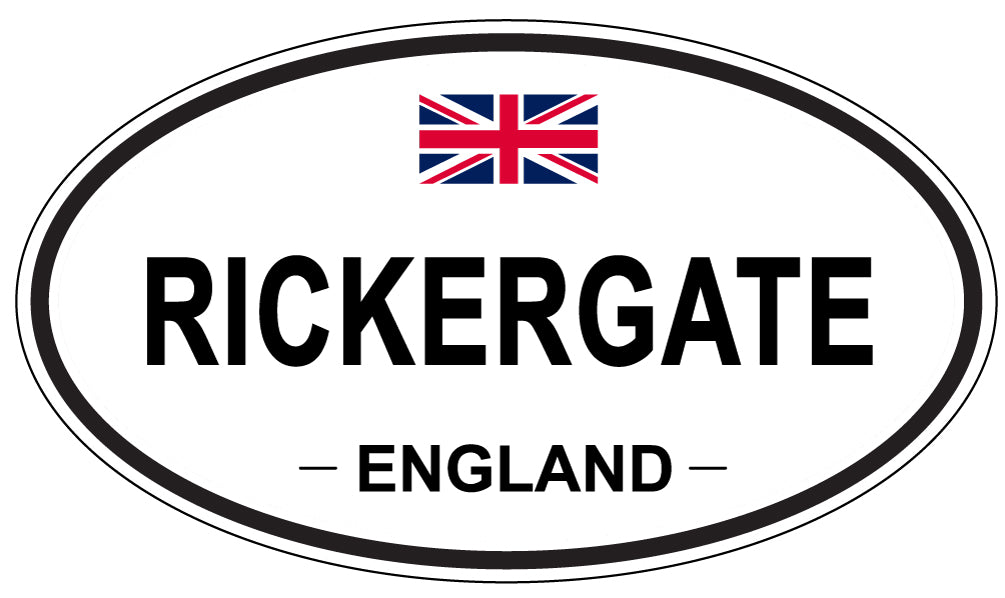 RICKERGATE, England - Oval Magnet