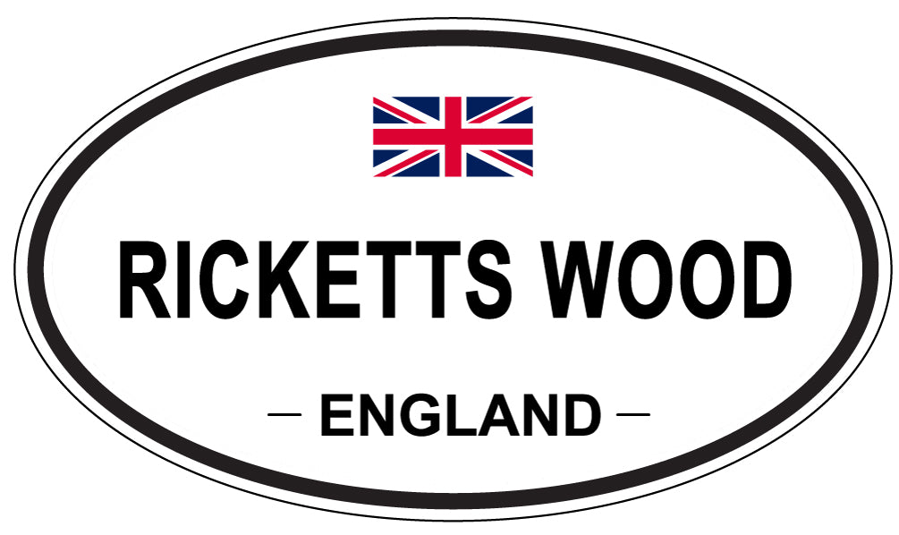 RICKETTS WOOD, England - Oval Magnet