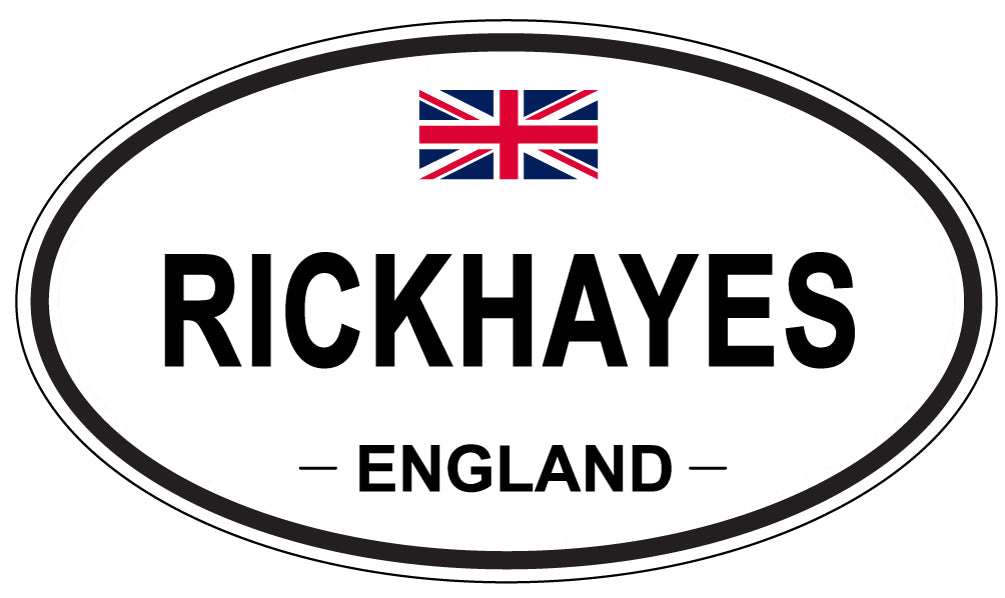 RICKHAYES, England - Oval Magnet