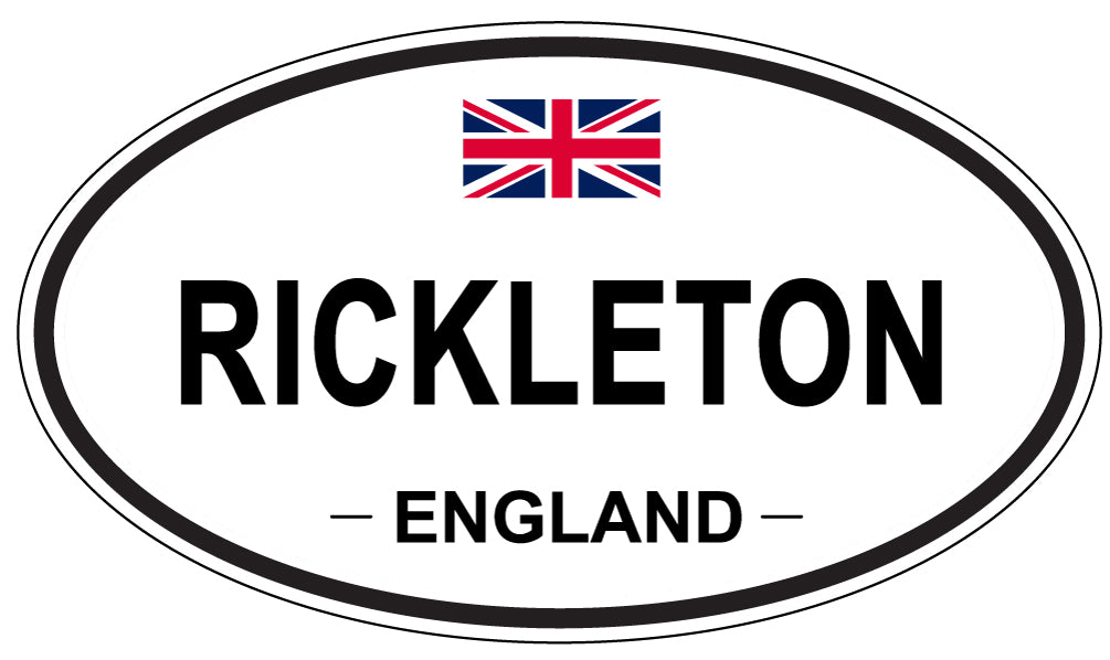 RICKLETON, England - Oval Magnet