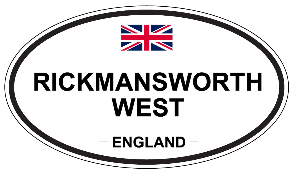 RICKMANSWORTH WEST, England - Oval Magnet