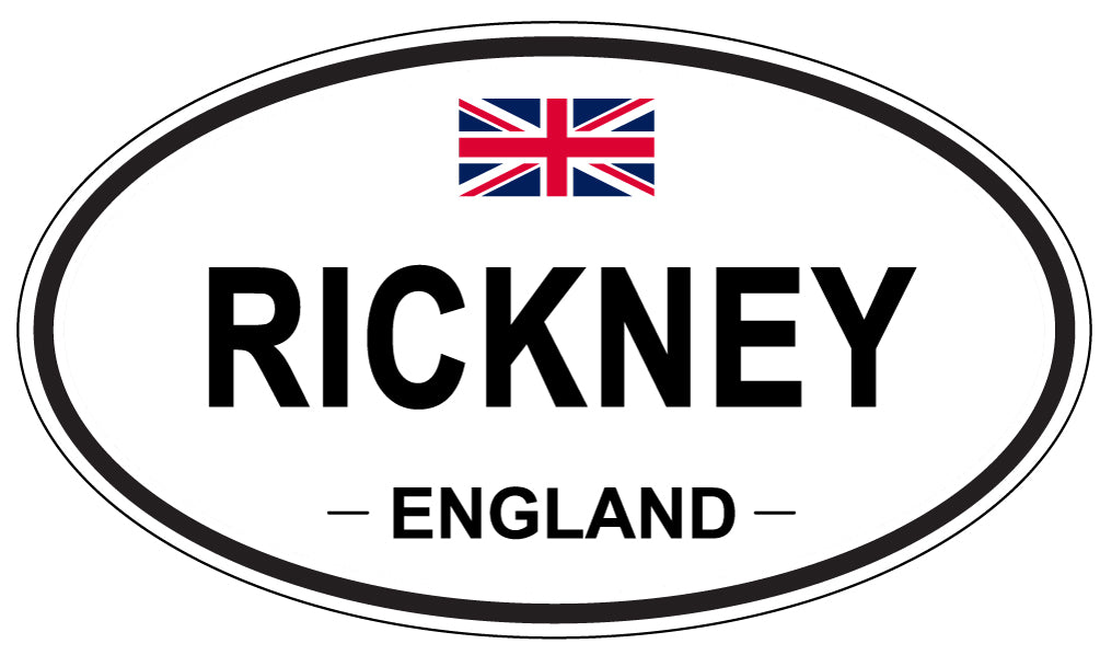 RICKNEY, England - Oval Magnet