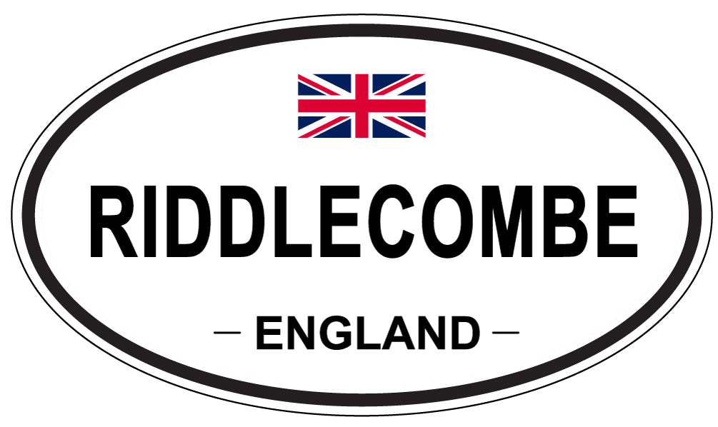 RIDDLECOMBE, England - Oval Magnet