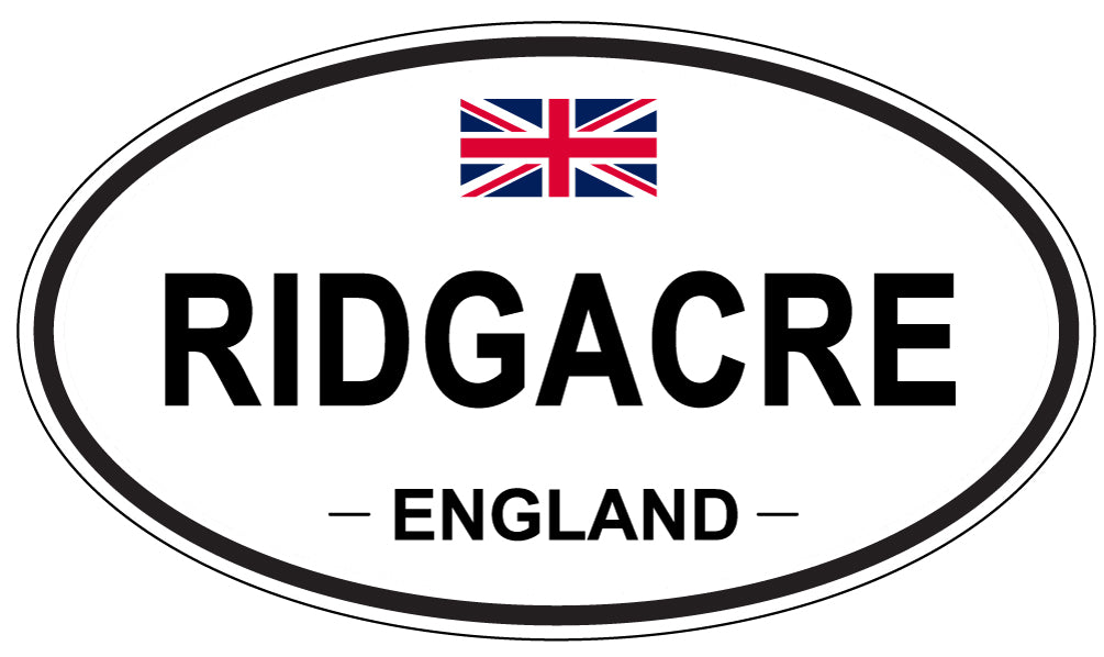 RIDGACRE, England - Oval Magnet