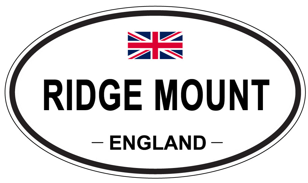 RIDGE MOUNT, England - Oval Magnet
