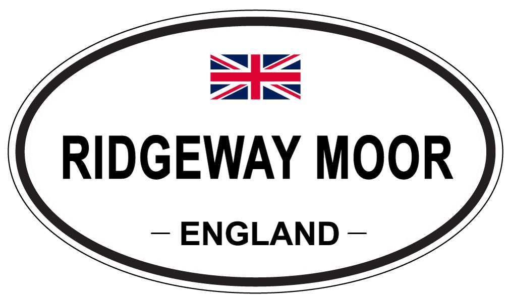 RIDGEWAY MOOR, England - Oval Magnet