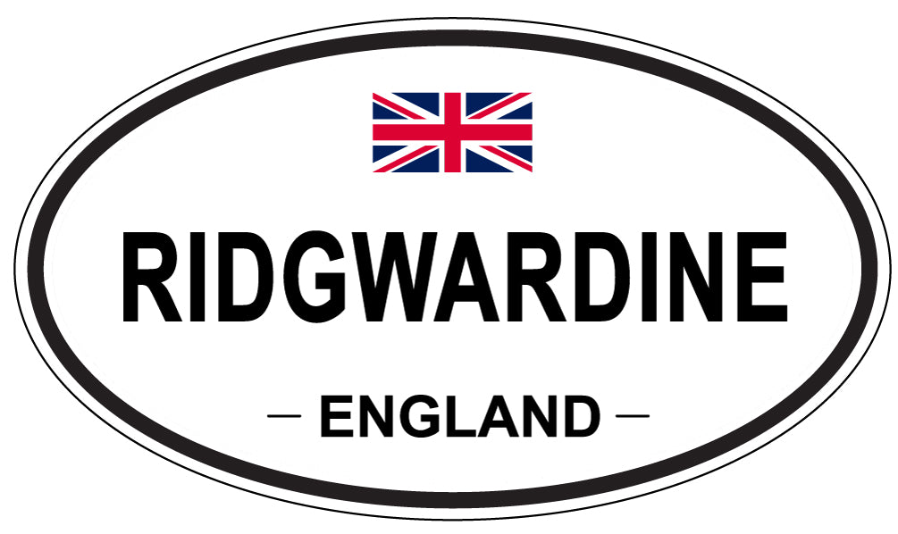 RIDGWARDINE, England - Oval Magnet