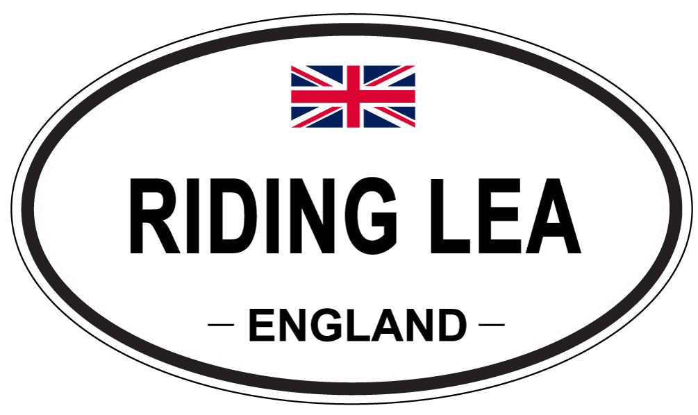 RIDING LEA, England - Oval Magnet