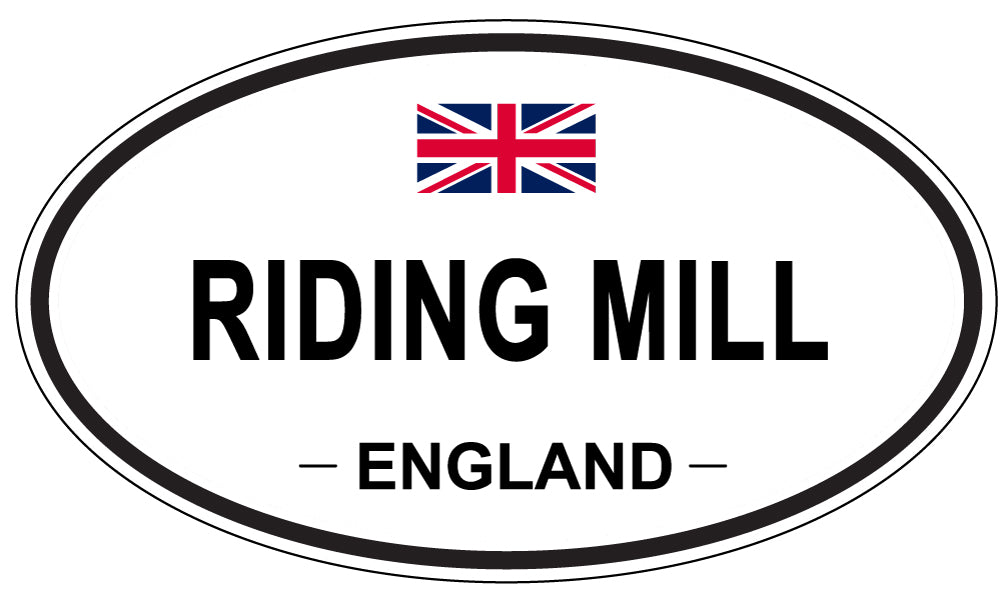 RIDING MILL, England - Oval Magnet