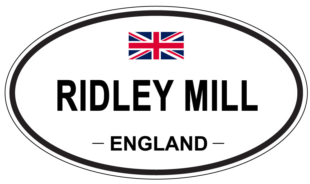 RIDLEY MILL, England - Oval Magnet