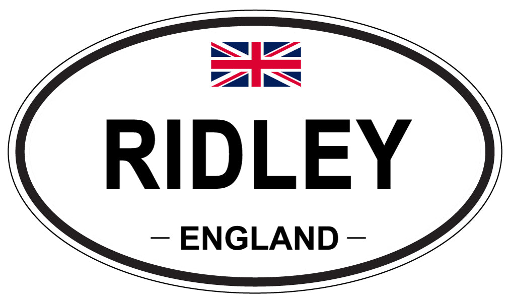 RIDLEY, England - Oval Magnet