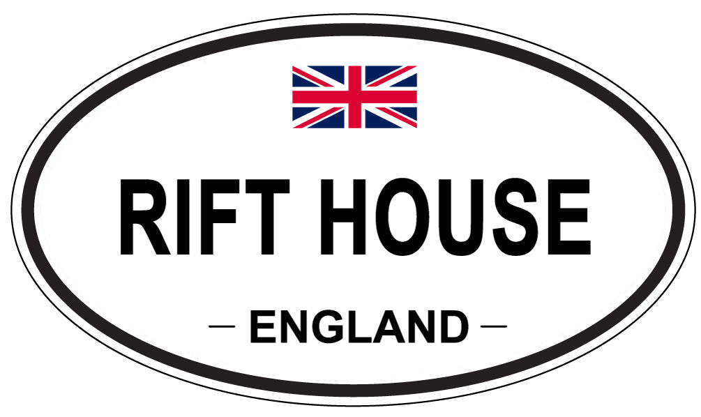 RIFT HOUSE, England - Oval Magnet