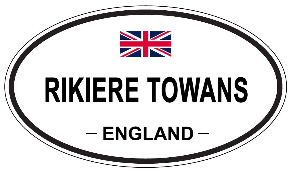 RIKIERE TOWANS, England - Oval Magnet