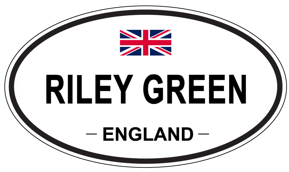 RILEY GREEN, England - Oval Magnet
