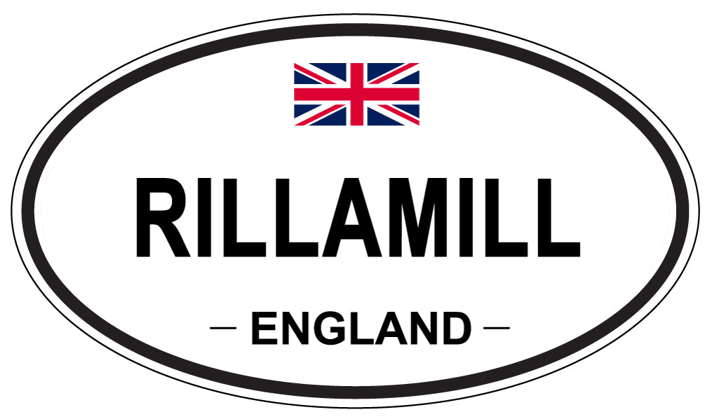 RILLAMILL, England - Oval Magnet