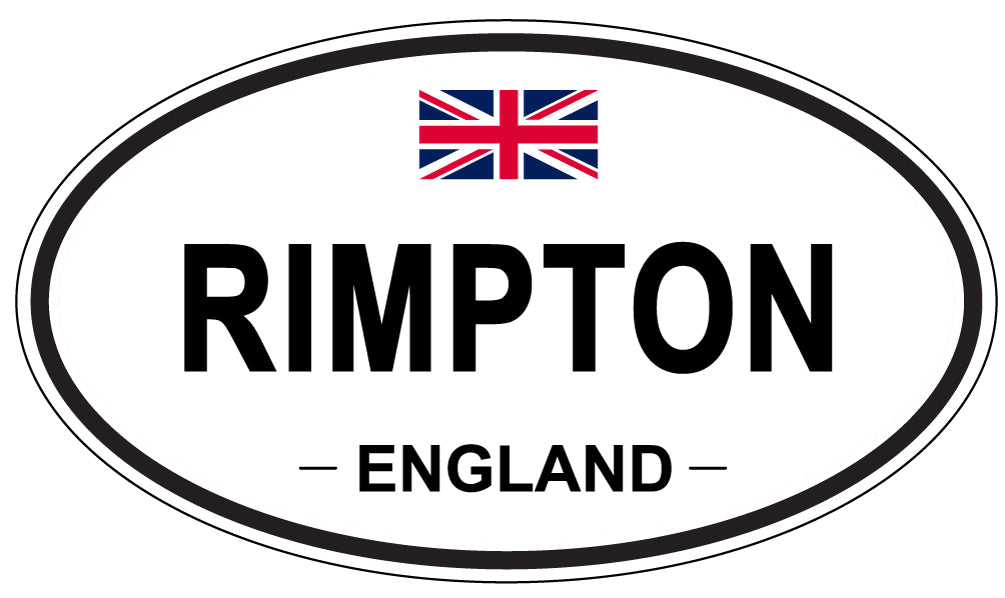 RIMPTON, England - Oval Magnet