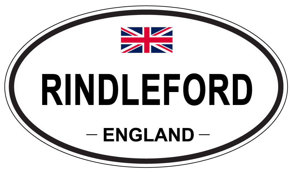 RINDLEFORD, England - Oval Magnet