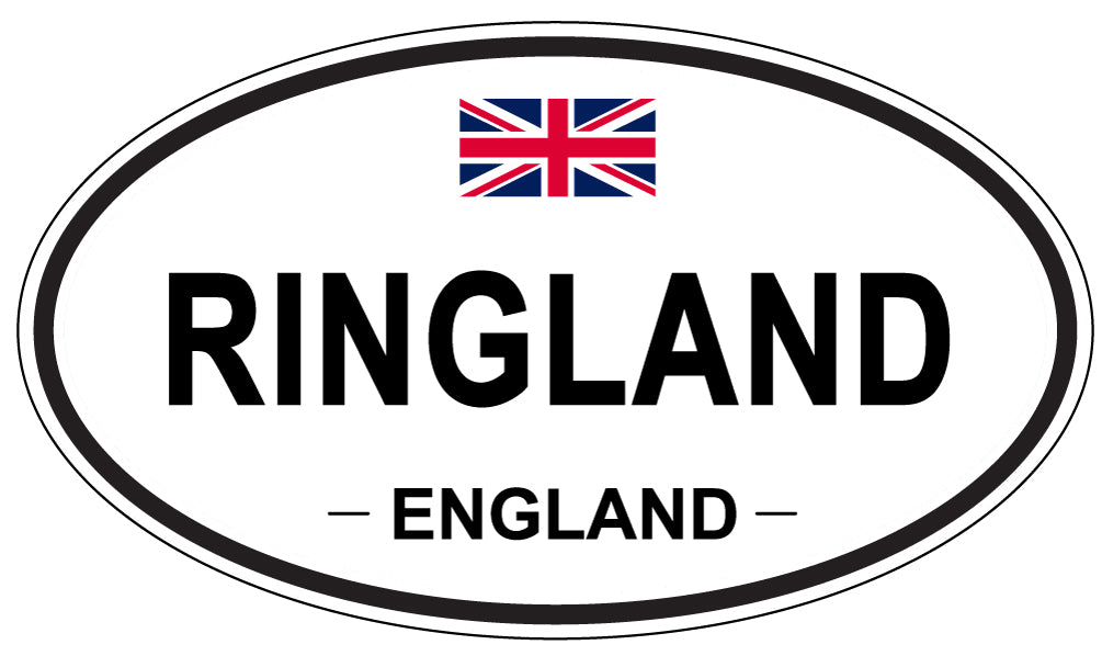 RINGLAND, England - Oval Magnet