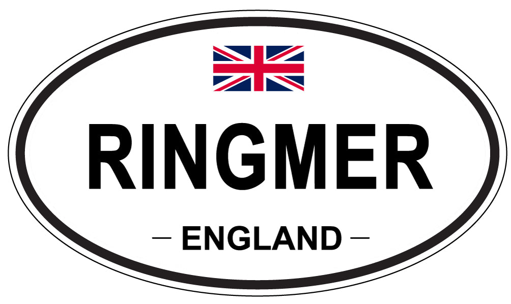 RINGMER, England - Oval Magnet