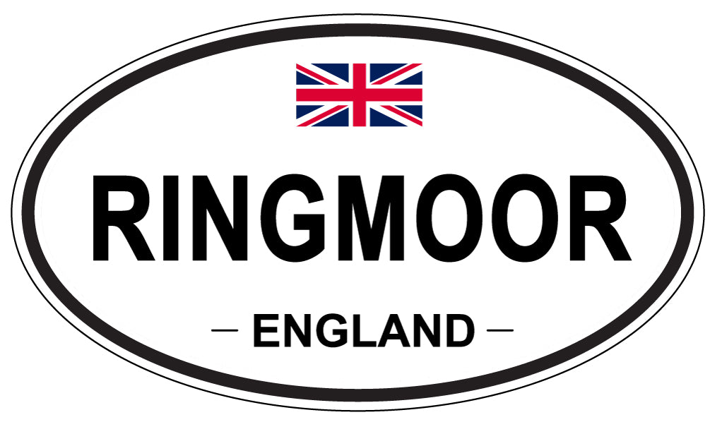 RINGMOOR, England - Oval Magnet