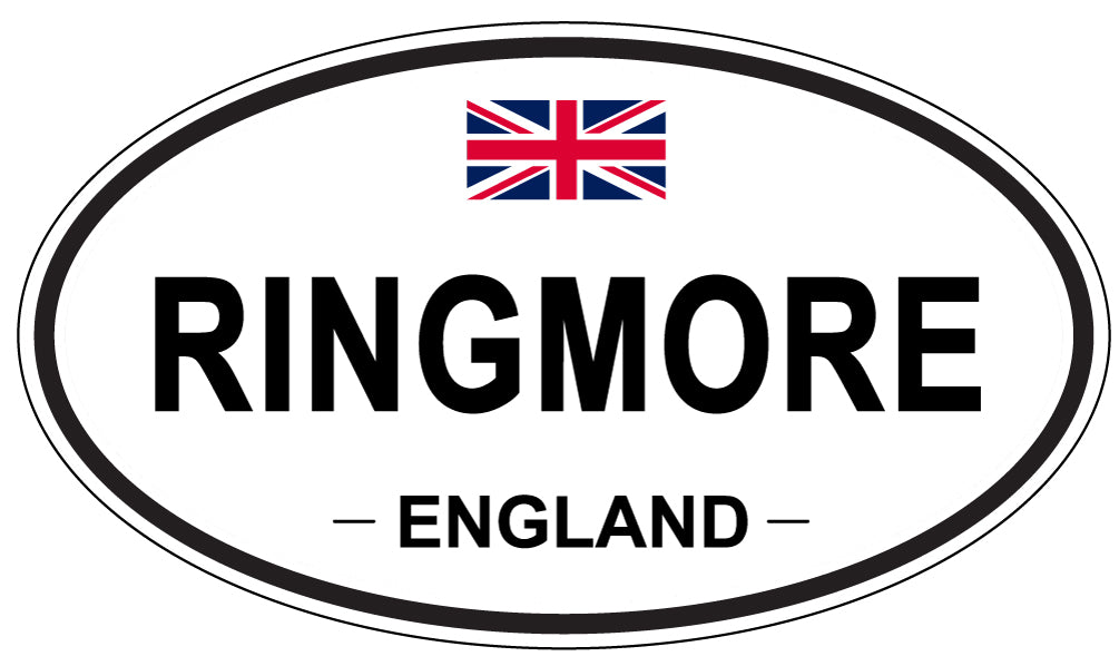 RINGMORE, England - Oval Magnet