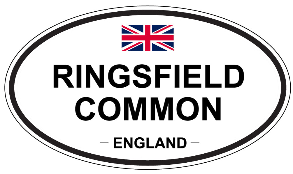 RINGSFIELD COMMON, England - Oval Magnet