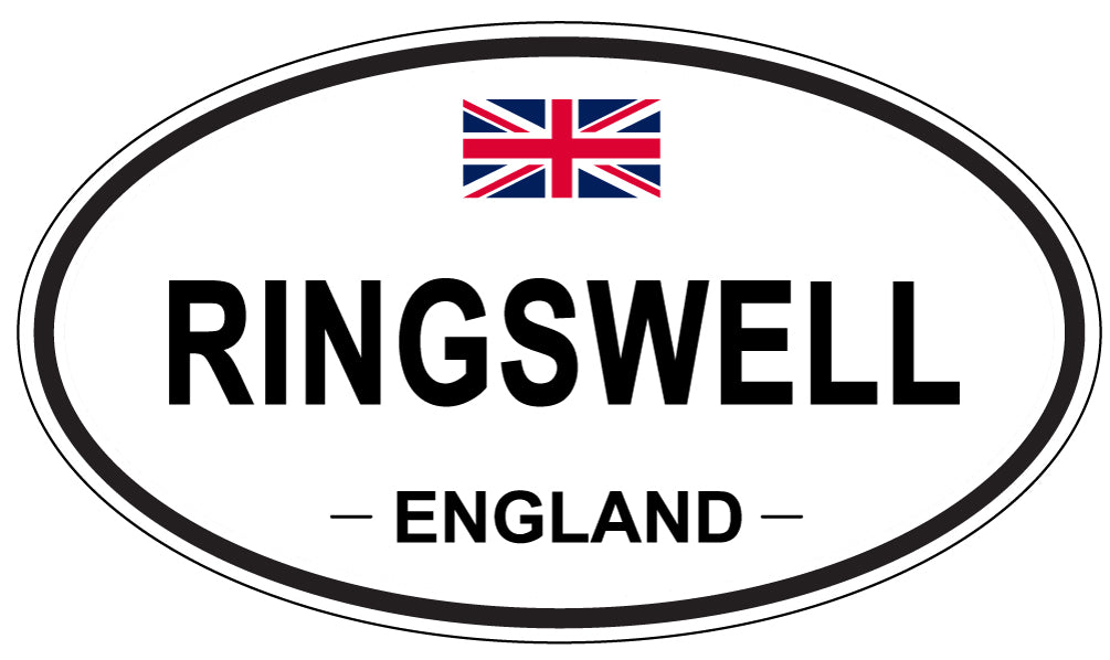 RINGSWELL, ENGLAND - Oval Sticker