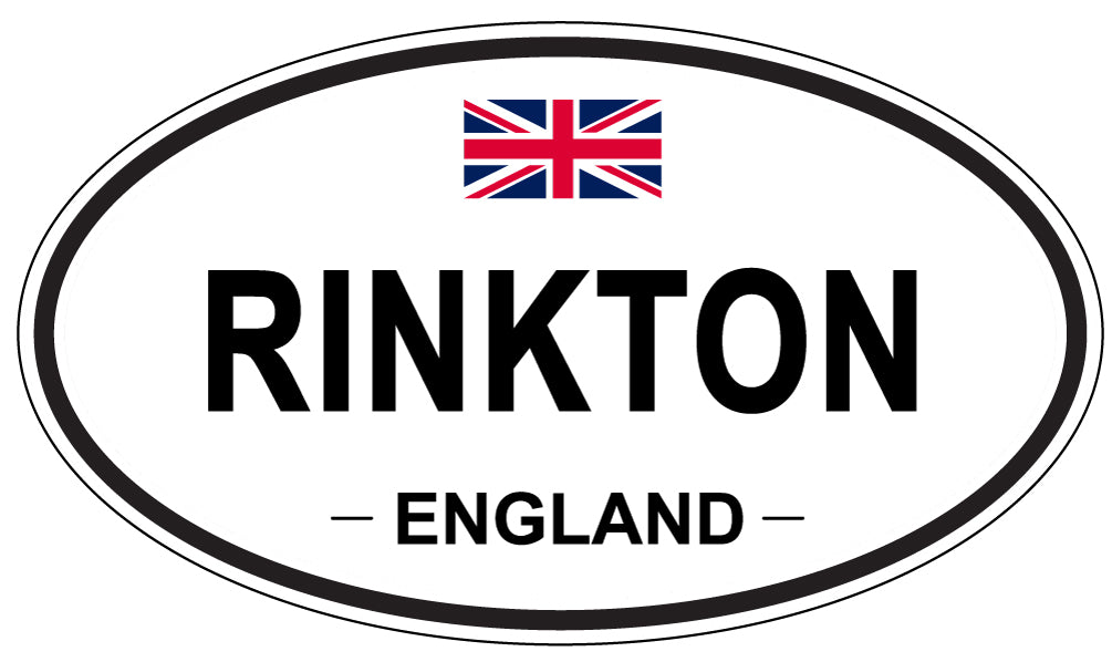 RINKTON, England - Oval Magnet