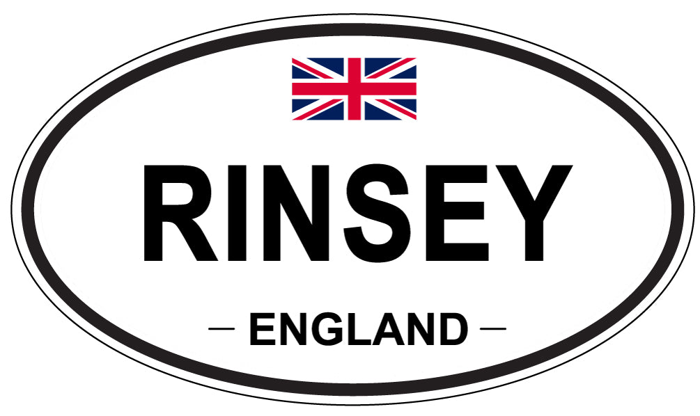 RINSEY, England - Oval Magnet