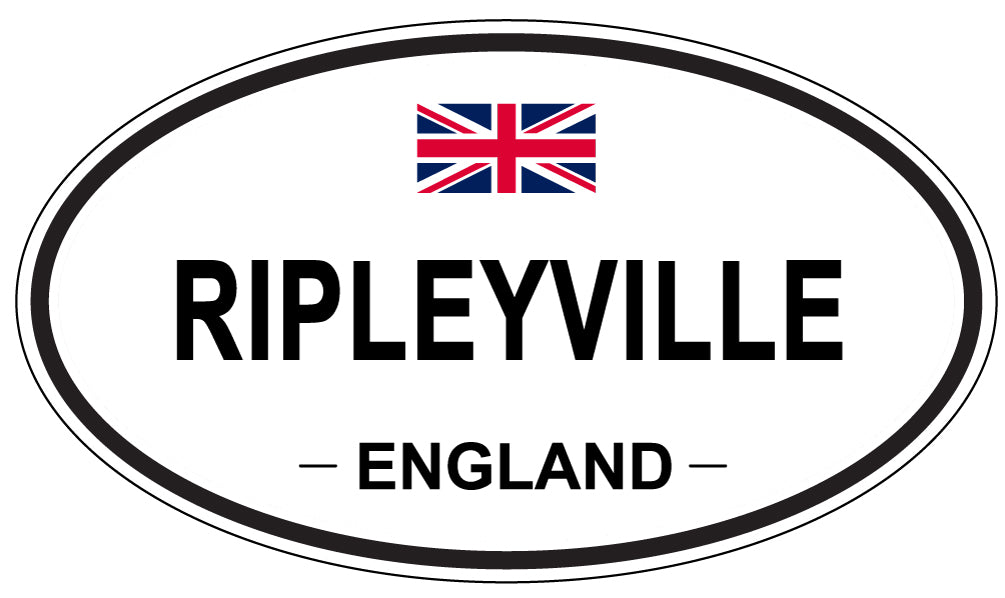RIPLEYVILLE, England - Oval Magnet