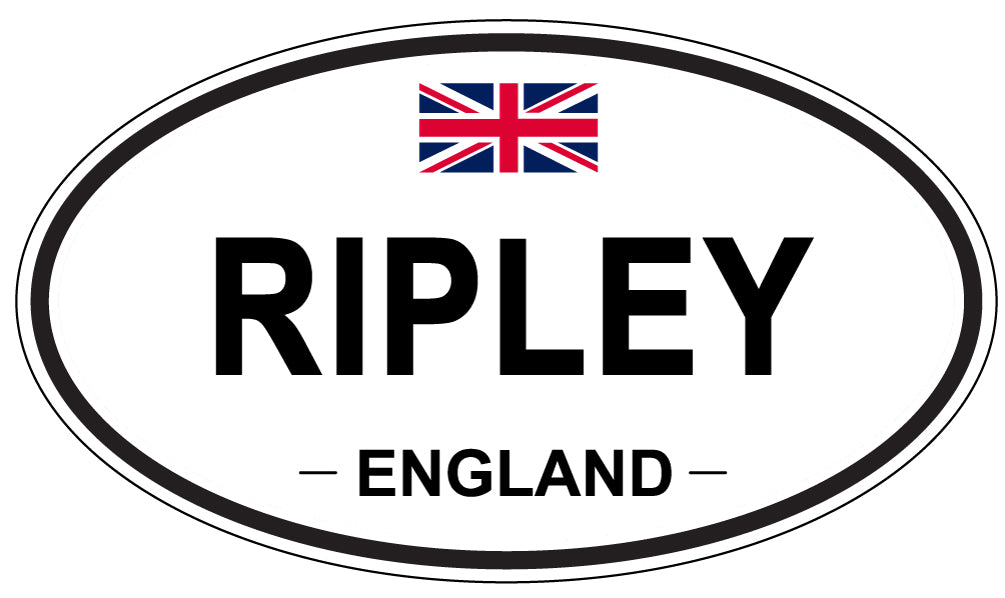 RIPLEY, England - Oval Magnet