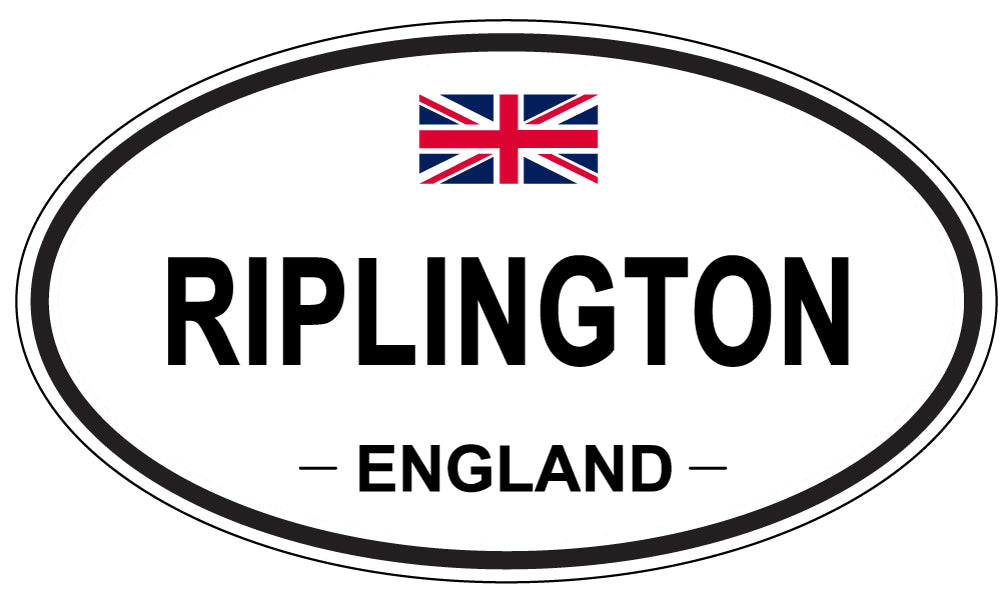 RIPLINGTON, England - Oval Magnet