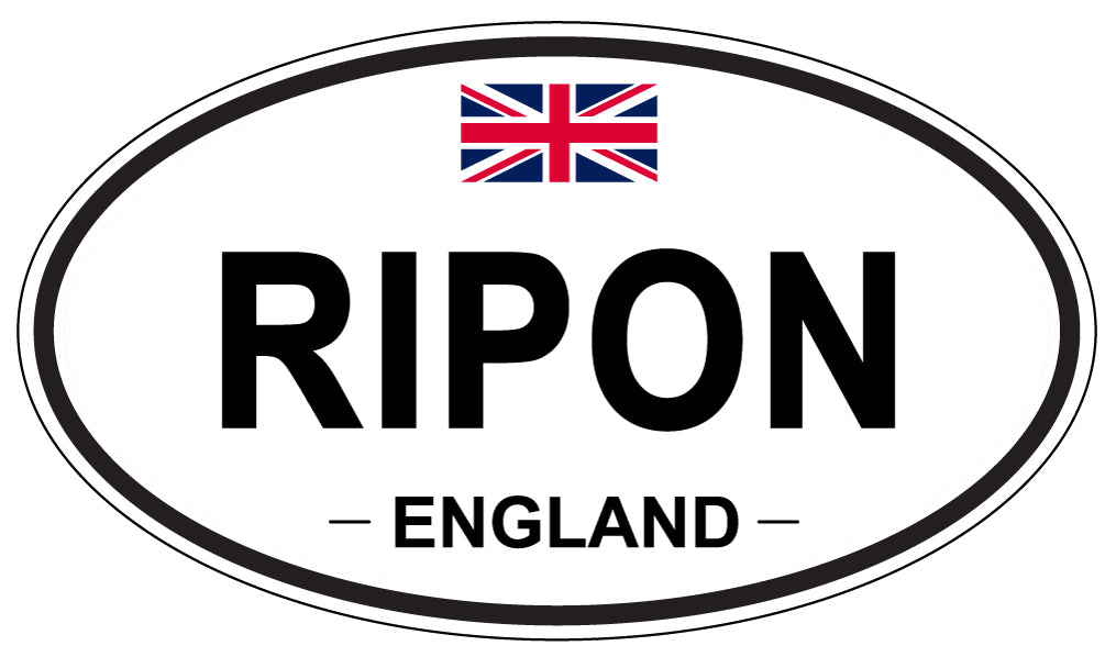 RIPON, England - Oval Magnet