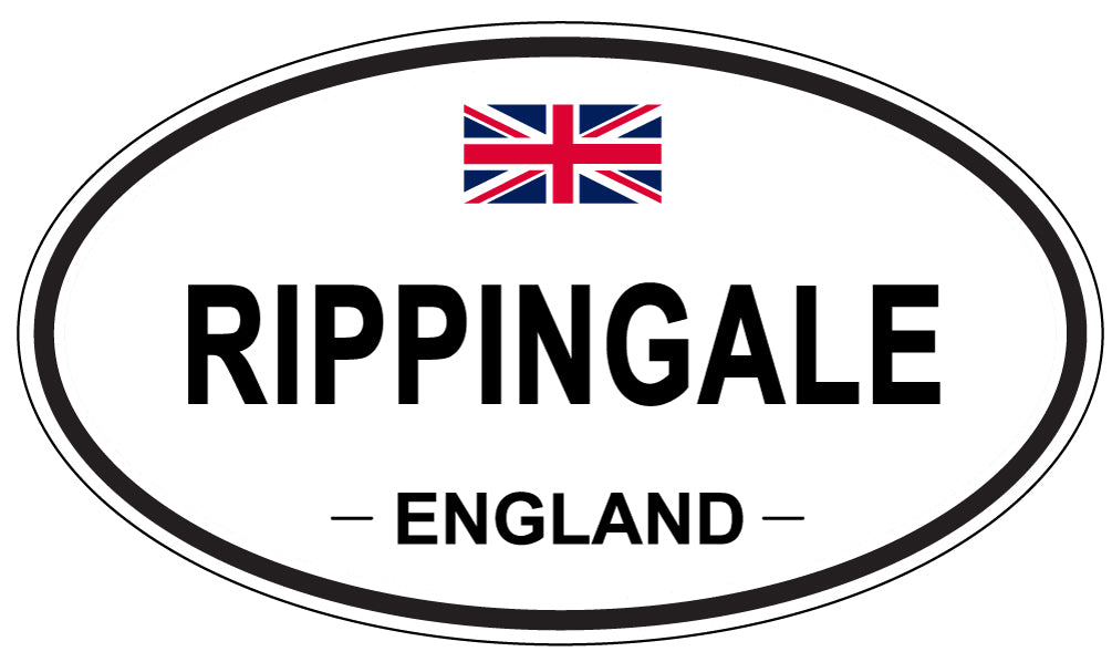 RIPPINGALE, England - Oval Magnet