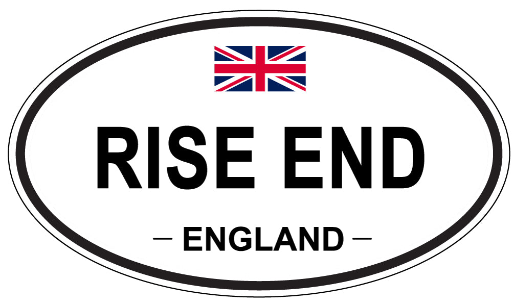 RISE END, England - Oval Magnet