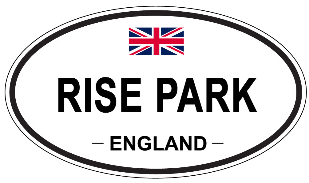 RISE PARK, England - Oval Magnet