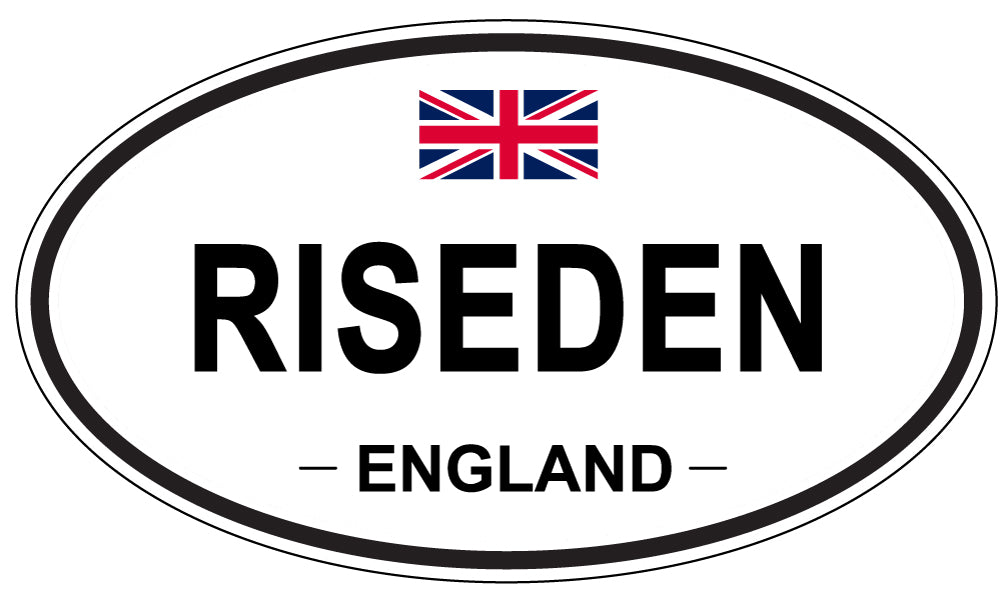 RISEDEN, England - Oval Magnet