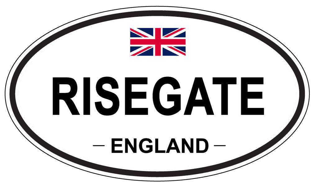 RISEGATE, England - Oval Magnet