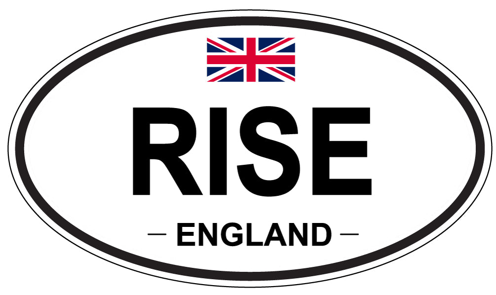 RISE, England - Oval Magnet