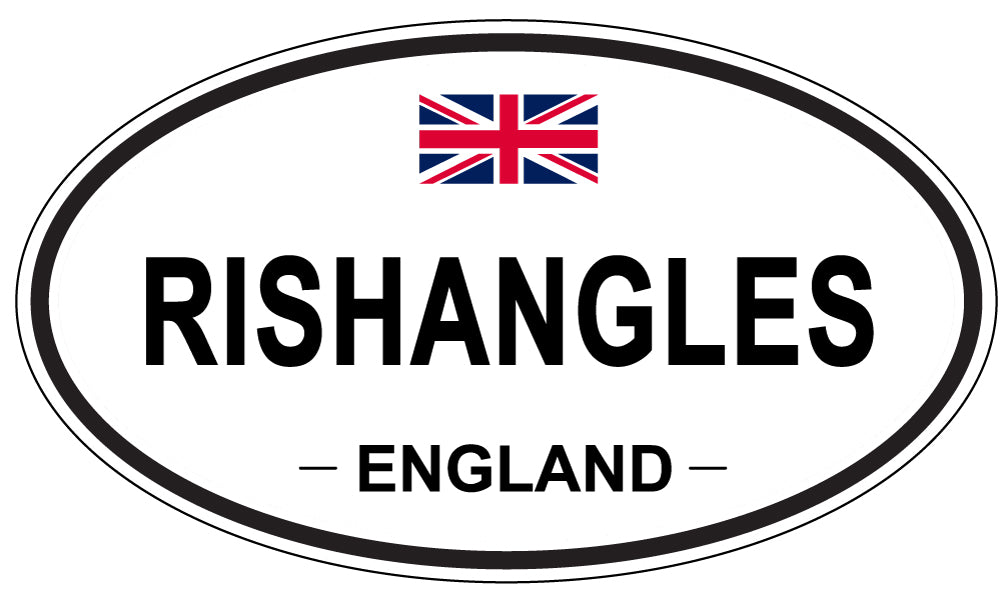 RISHANGLES, England - Oval Magnet
