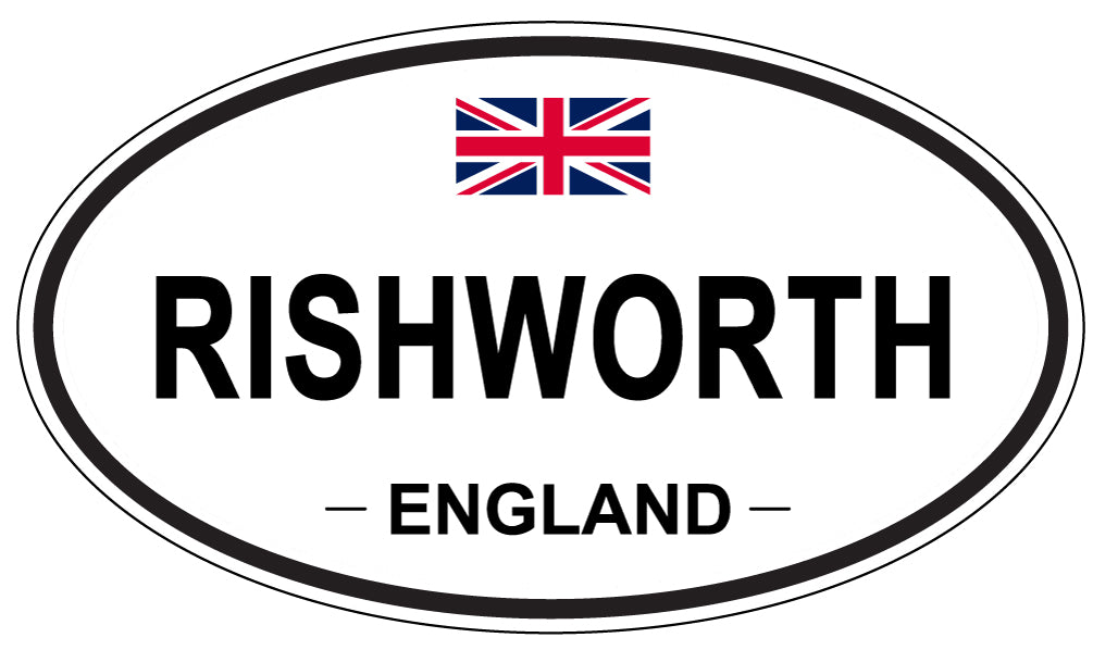 RISHWORTH, England - Oval Magnet