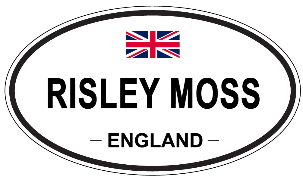 RISLEY MOSS, England - Oval Magnet